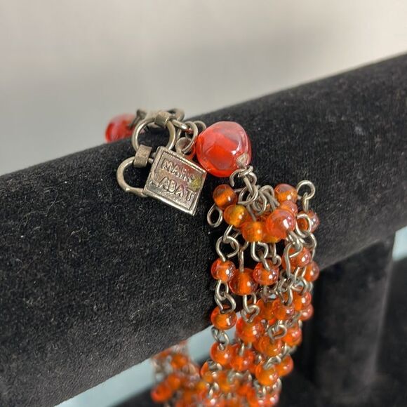 Marc Labat Copper Beads Multi Strand Bracelet - Picture 2 of 5